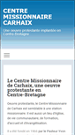 Mobile Screenshot of centremissionnaire.org